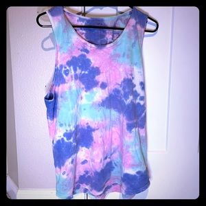 Tie-dye tank top